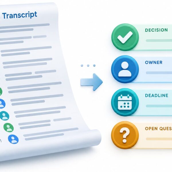 Meeting Transcripts Do Not Record Decisions